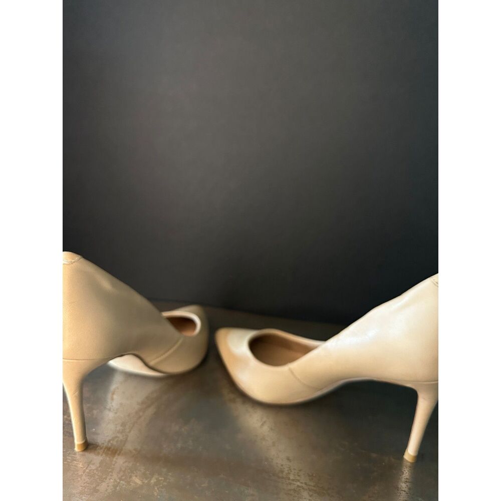 Steve Madden Pointed Toe Pumps 5.5 Stiletto Heels Classic Formal Chic Tan Luiza - Picture 11 of 13